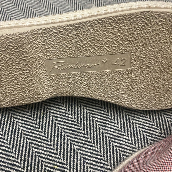 Pre❤️Rivieras Red and Navy Casual Slip-Ons Men Size:9 Condition: Great - Picture 6 of 7